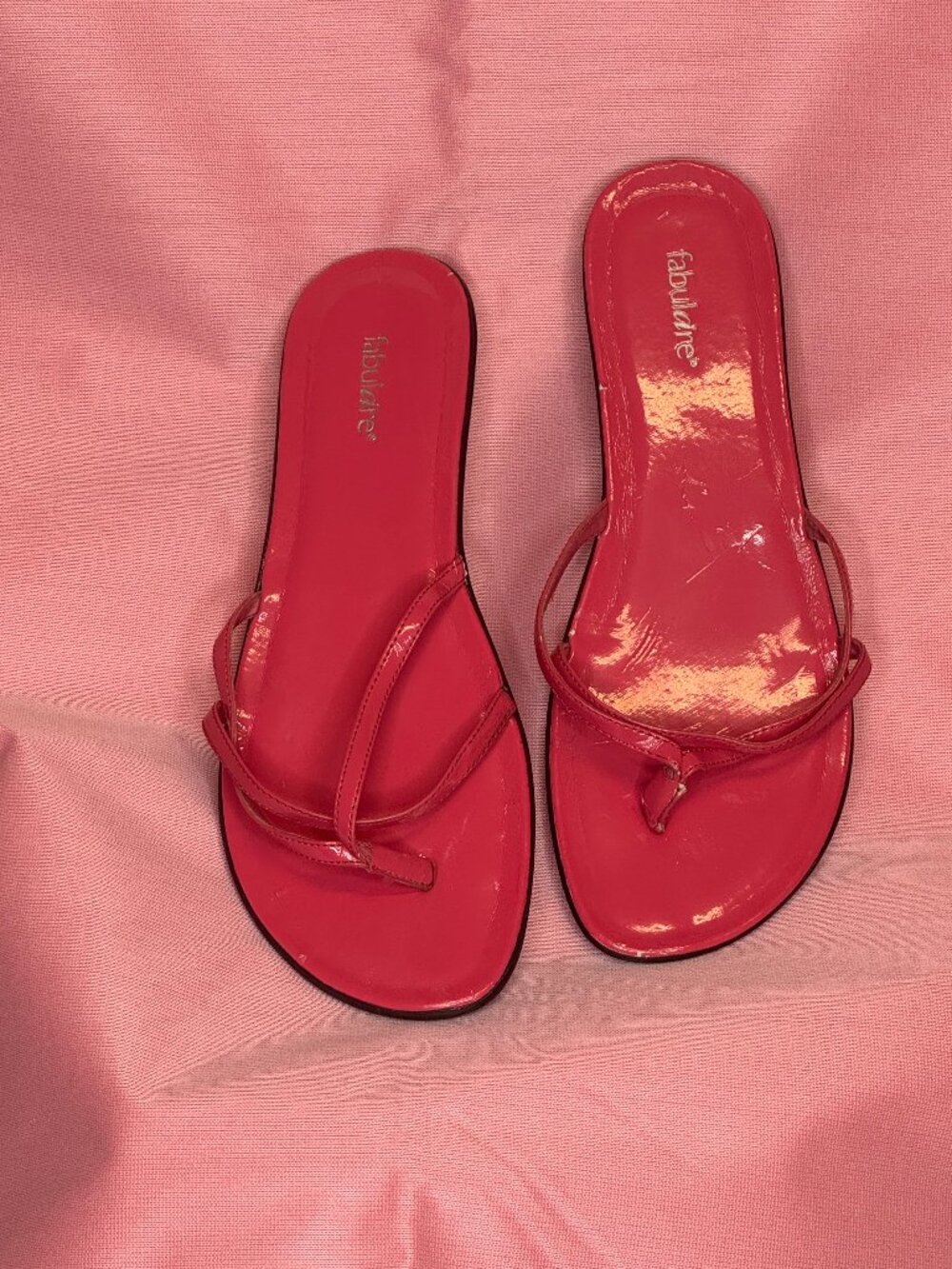 NEW HOT PINK SANDALS   SIZE 8